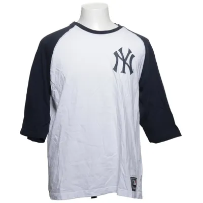 Maillot de baseball (Blanc, Bleu) de Majestic Athletic Coton
