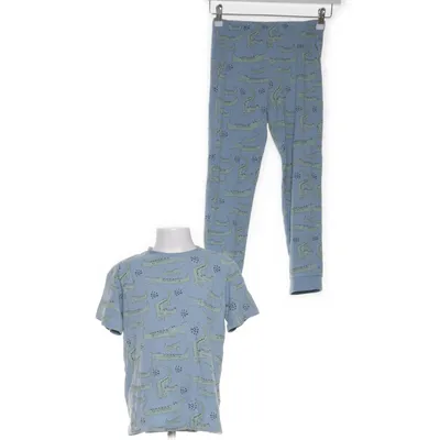 Pyjamas (Blå, Grön) från ICA I Love Eco Elastan, Ekologisk bomull