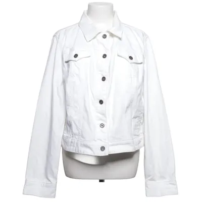Denimjakke (Hvid) fra JCPenney Bomuld