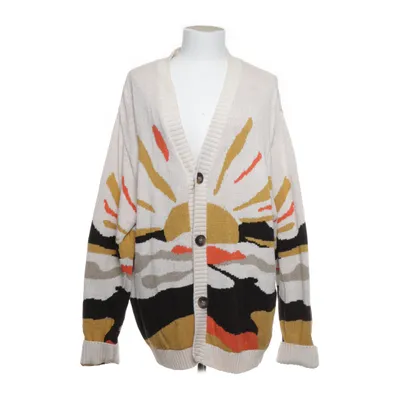 Cardigan (Beige, Multicolored) from Urban Outfitters Acrylic, Cotton