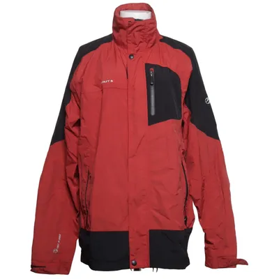 Allvädersjacka (Röd, Svart) från First B Polyester
