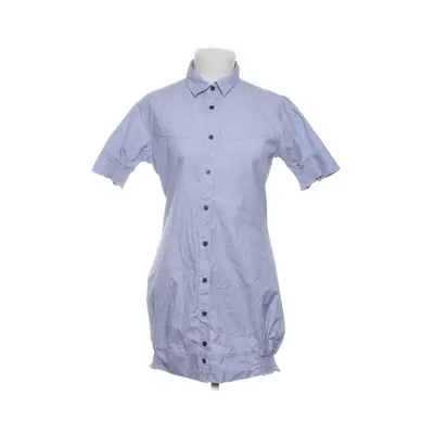 Robe chemise (Bleu, Blanc) de Elvine Coton