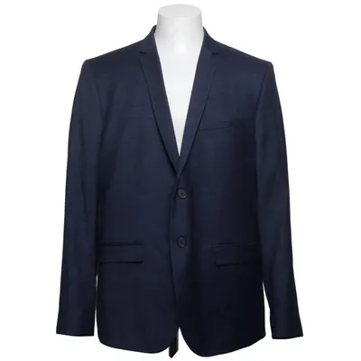 Blazer (Blue) from H&M Polyester, Viscose, Wool