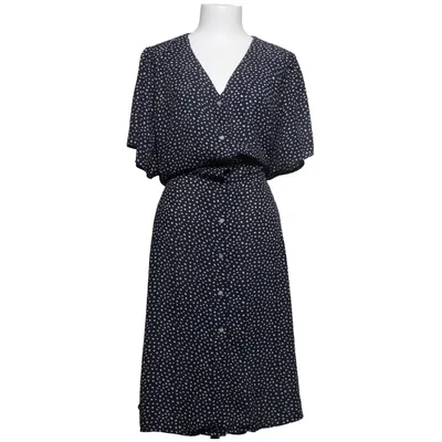 Omlottklänning (Blå, Vit) från ONLY Carmakoma Polyester