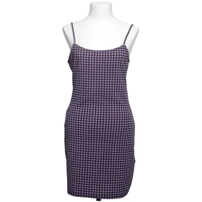 Jurk (Lila, Zwart) van Divided by H&M Elastaan, Polyester
