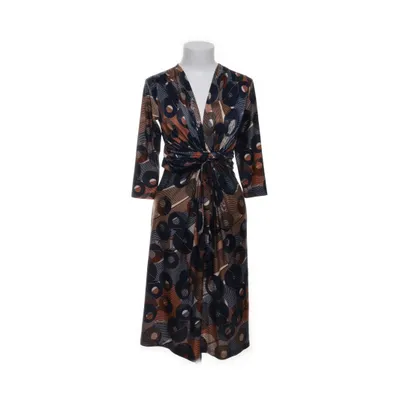 Jurk (Blauw, Bruin, Wit, Meerkleurig) van Ilse Jacobsen Elastaan, Polyester