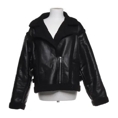 Shearlingjakke (Sort) fra Gina Tricot Polyester, Polyurethan