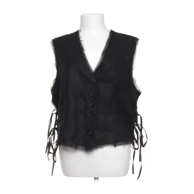 Gilet (Zwart) van Zara Linnen, Lyocell