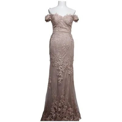 Avondjurk (Beige) van Dressroom Polyester