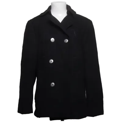 Pea coat (Black) from Batistini Polyester, Viscose, Wool