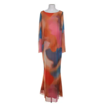 Maxi dress (Orange, Multicolored) from Vero Moda Curve