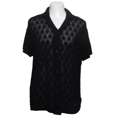 Chemise à manches courtes (Noir) de H&M Coton