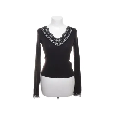 Långärmad t-shirt (Svart) från Dazy Elastan, Polyester