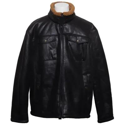 Veste en peau de mouton retournée (Noir, Marron) de Atlas for Men Polyester
