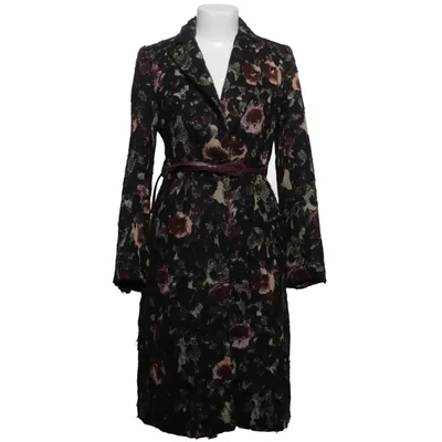 Coat (Black, Multicolored) from Zara Basic Outerwear Acetate