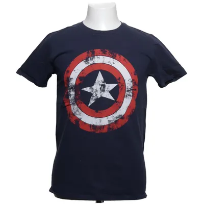 T-shirt (Blå, Röd, Vit) från Gildan Softstyle Bomull