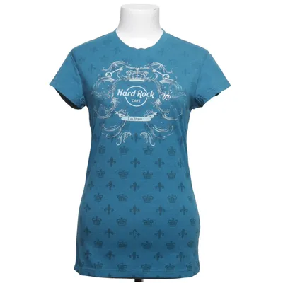 T-shirt (Bleu) de Hard Rock Cafe Coton, Élasthane, Polyester