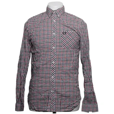 Button down shirt (White, Red, Blue) from Fred Perry Cotton