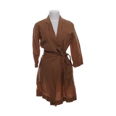 Omlottklänning (Brun) från & Other Stories Linne, Polyester, Viskos