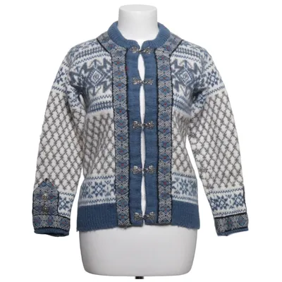 Cardigan (Blue, White) from Dale of Norway Wool
