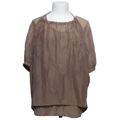 Haut (Beige) de Alexander McQueen Coton, Soie