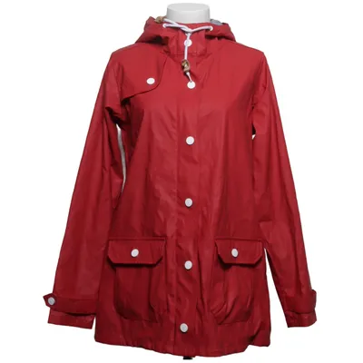 Manteau imperméable (Rouge) de Derbe Coton, Polyester, Polyuréthane