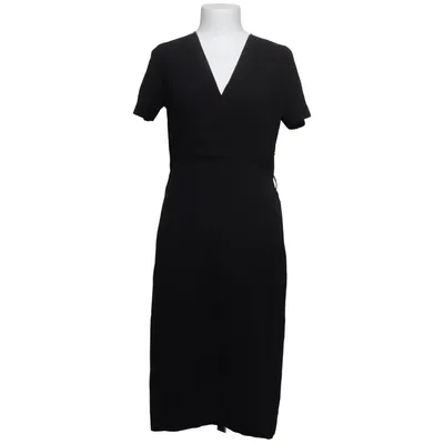 Robe portefeuille (Noir) de Eriks Fabriker Lin, Polyester, Viscose