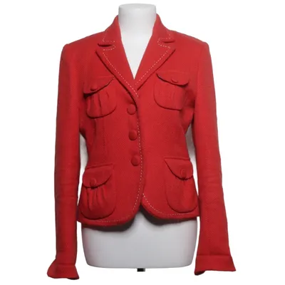 Blazer (Rød) fra Donna by Hallhuber Acetat, Bomuld, Silke