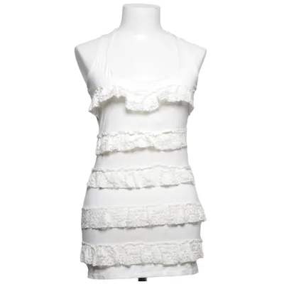 Kleid (Weiß) von Jane Norman Baumwolle, Elasthan, Polyamid, Viskose