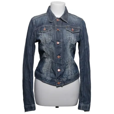 Jeansjacke (Blau) von H&M Baumwolle, Elasthan