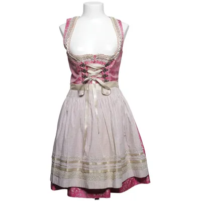 Dirndl (Pink, Beige, Multicolored) from Krüger Madl Cotton, Polyester