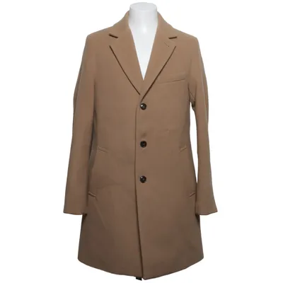 Coat (Beige) from Bertoni Polyester, Viscose, Wool