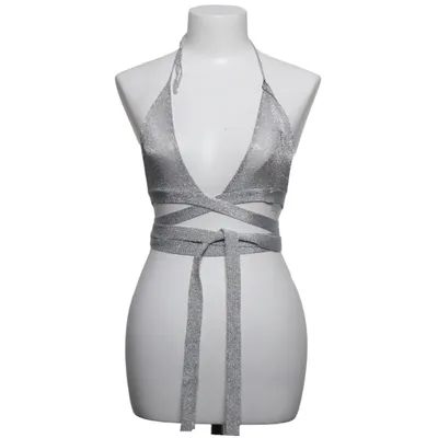 Neckholder Top (Silber) von Tezenis Metallfaser, Polyamid, Polyester
