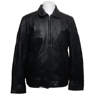 Lederjacke (Schwarz) von Wilsons Leather Leder, Polyester