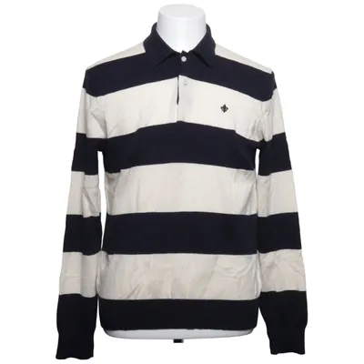 Rugby shirt (Blauw, Wit) van Morris Tailoring Katoen, Merinowol
