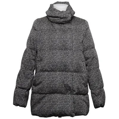 Vinterjakke (Sort, Beige) fra Massimo Dutti Polyamid, Polyester