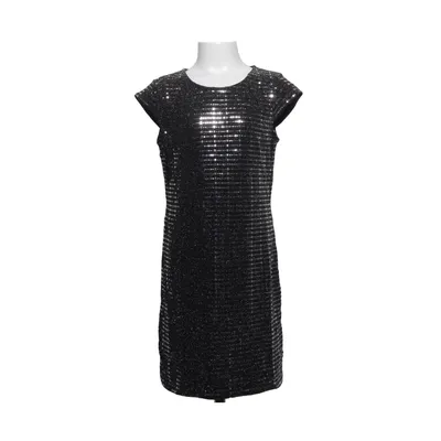 Cocktailklänning (Svart, Silverfärgad) från Designed by Copar Elastan, Metallfiber, Polyamid, Polyester, Viskos