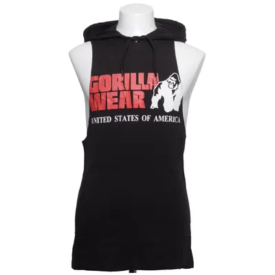 Short sleeve hoodie (Black) from Gorilla Wear Cotton