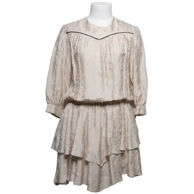 Kjole (Beige) fra Zadig & Voltaire Silke, Viscose