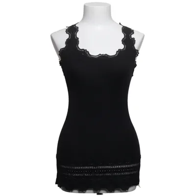 Tanktop  (Sort) fra Rosemunde Bomuld, Silke