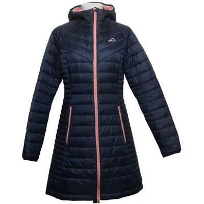 Vinterfrakke (Blå, Pink) fra Kari Traa Polyester