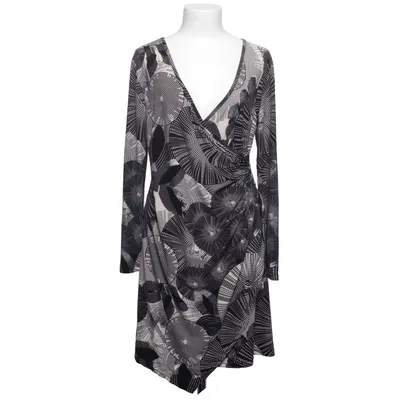 Wikkeljurk (Zwart, Wit) van Select Woman Elastaan, Polyester