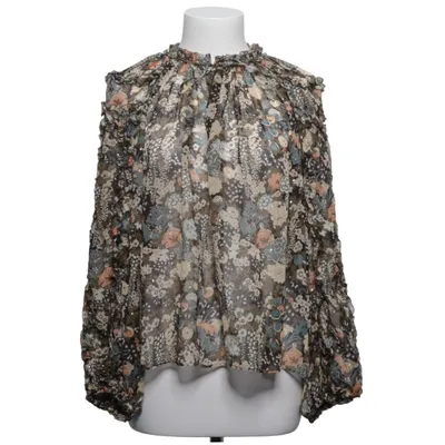 Bluse (Sort, Flerfarvet) fra Ulla Johnson Silke