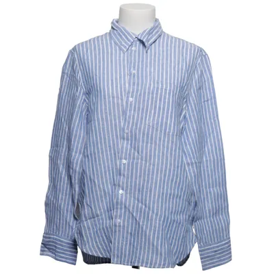 Shirt (Blauw, Wit) van H&M Linnen