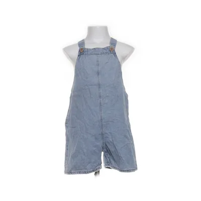 Hängselshorts (Blå) från Lil' Atelier Bomull