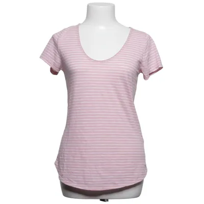 T-shirt (Rose, Blanc) de Abercrombie & Fitch Coton, Polyester