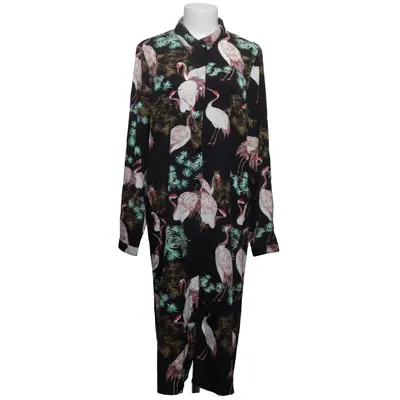 Skjortklänning (Svart, Flerfärgad) från Educe Polyester