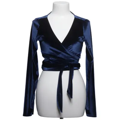 Blouse portefeuille (Bleu) de NLY One Élasthane, Polyester