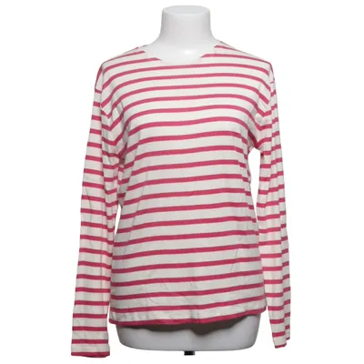 T-shirt à manches longues (Rose, Blanc) de Closed Coton, Modal