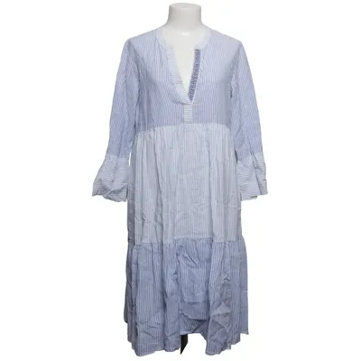 Dress (Blue, White) from Emily van den Bergh Cotton, Linen